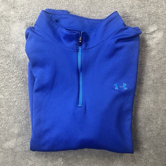 Under Armour Pullover Mens XXL Royal Loose Fit Thermal Comfort Style - Picture 11 of 11
